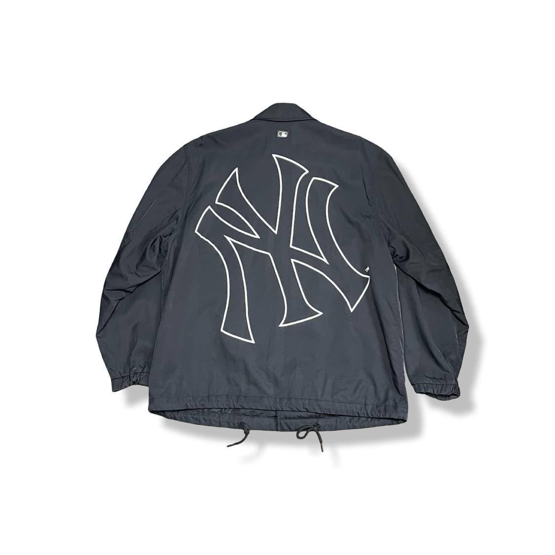 [2XL] MLB 뉴욕 양키스 코치 자켓 블랙 상품이미지4
