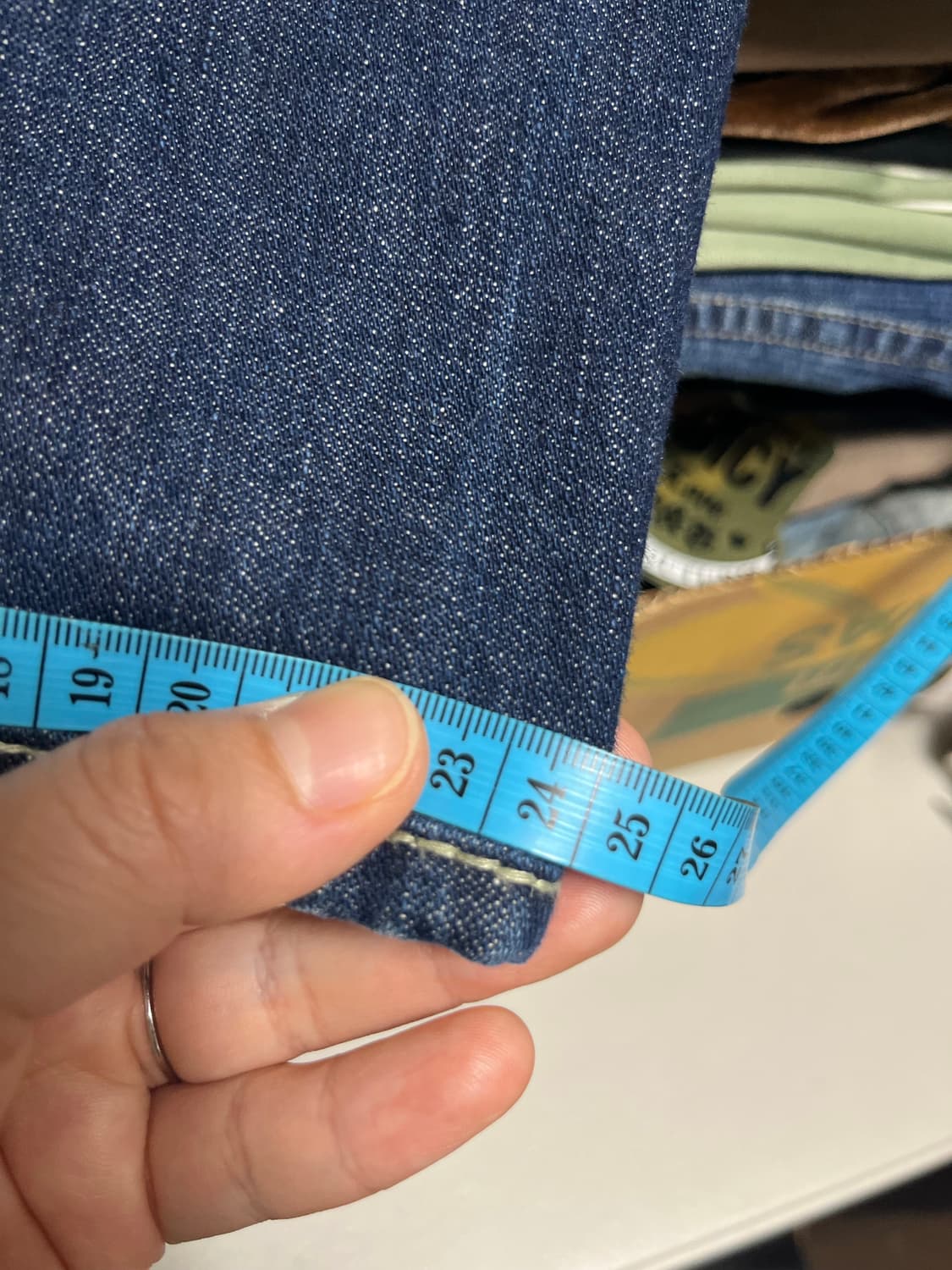 트루릴리젼 y2k 부츠컷 데님 팬츠 청바지 28 상품이미지7