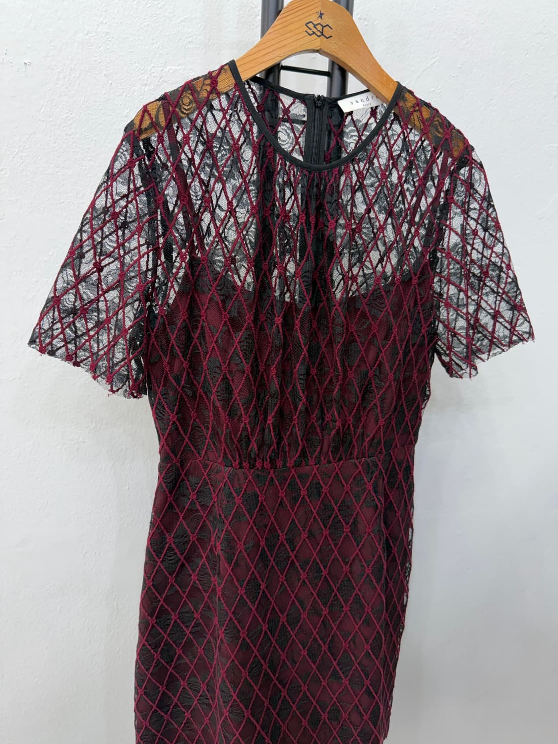 정품) 산드로 여성 레이스 원피스 2 상품이미지2