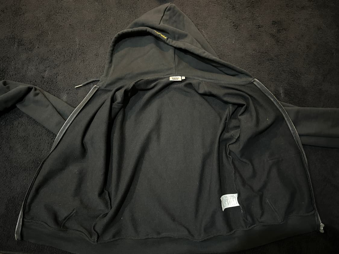 Wacky Willy 블랙 후드집업 S 상품이미지4