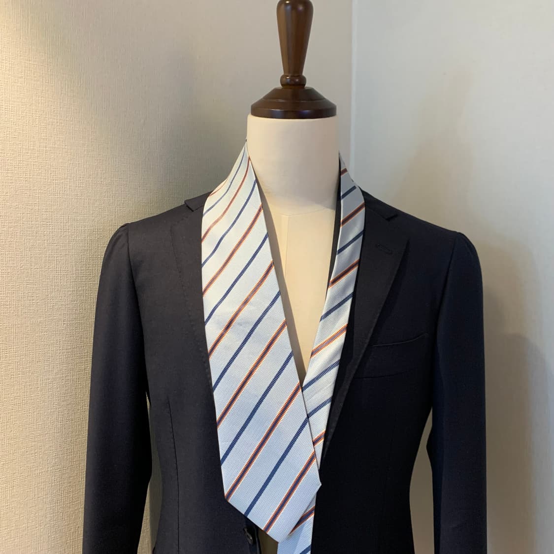 더반 이태리 100실크 스트라이프 명품넥타이 A+등급 9.5cm 상품이미지1