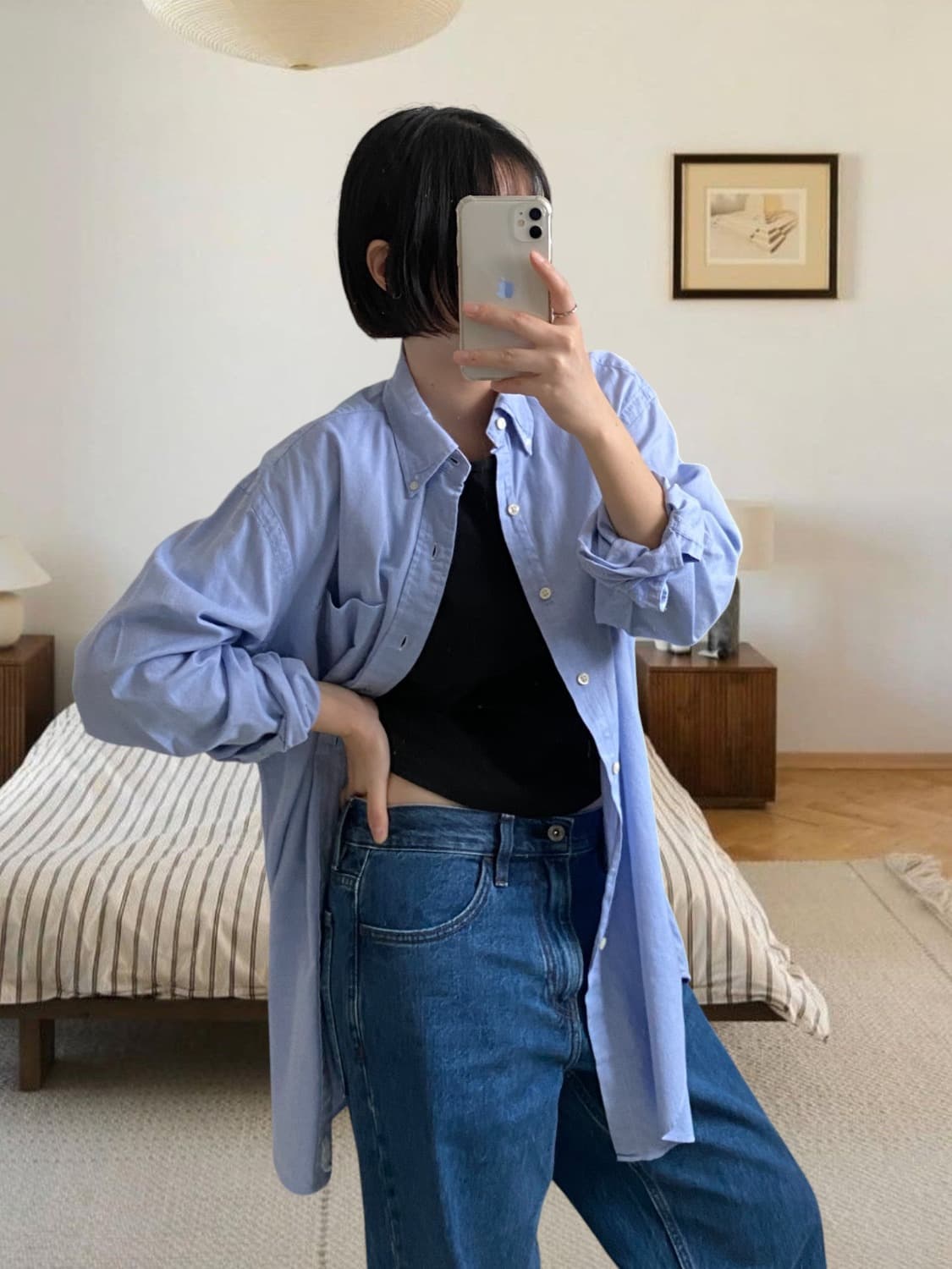 폴로 랄프로렌 솔리드 셔츠 (Man 2XL) 상품이미지1