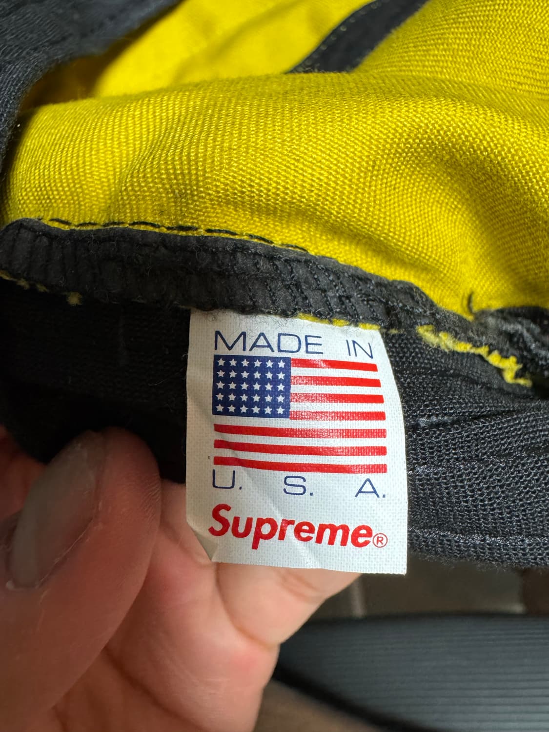 슈프림 옐로 캡프캡 모자 상품이미지4