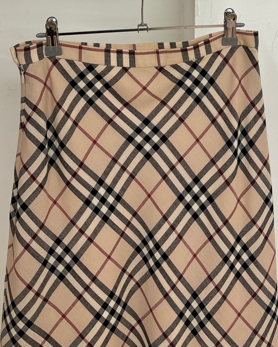 버버리 노바 체크 미디 스커트 상품이미지2