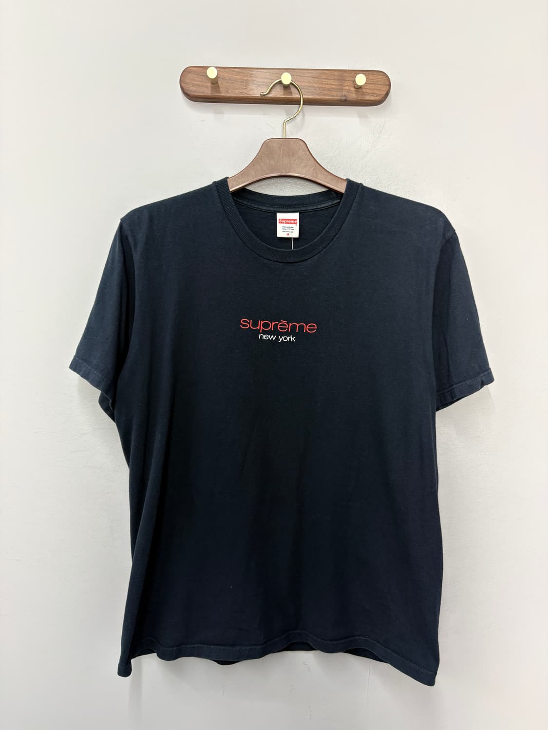 슈프림 클래식로고 블랙 반팔 A3695 상품이미지2