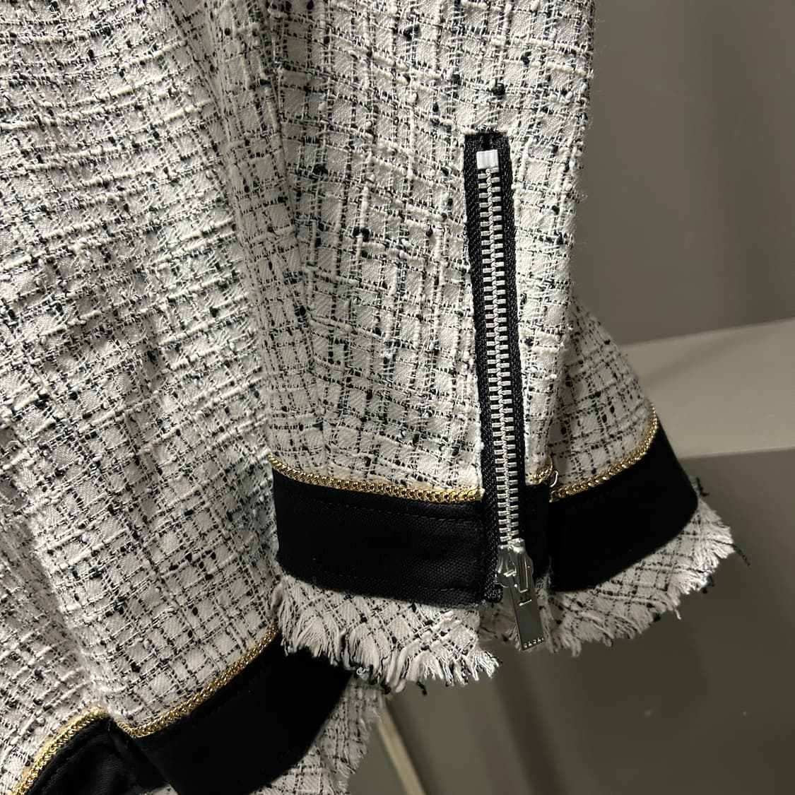 사카이 도킹 트위드 자켓 상품이미지6