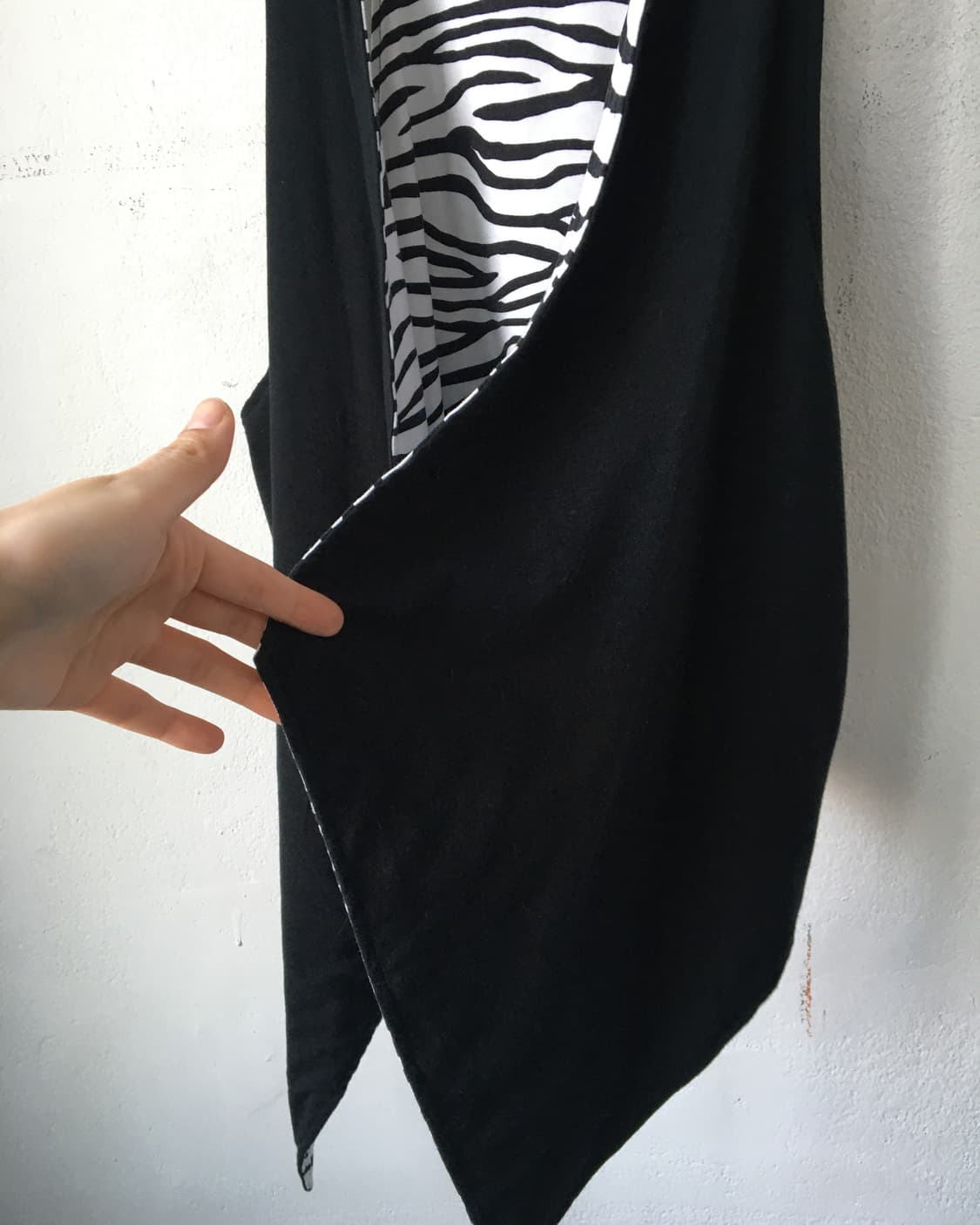 Drape open vest 상품이미지2