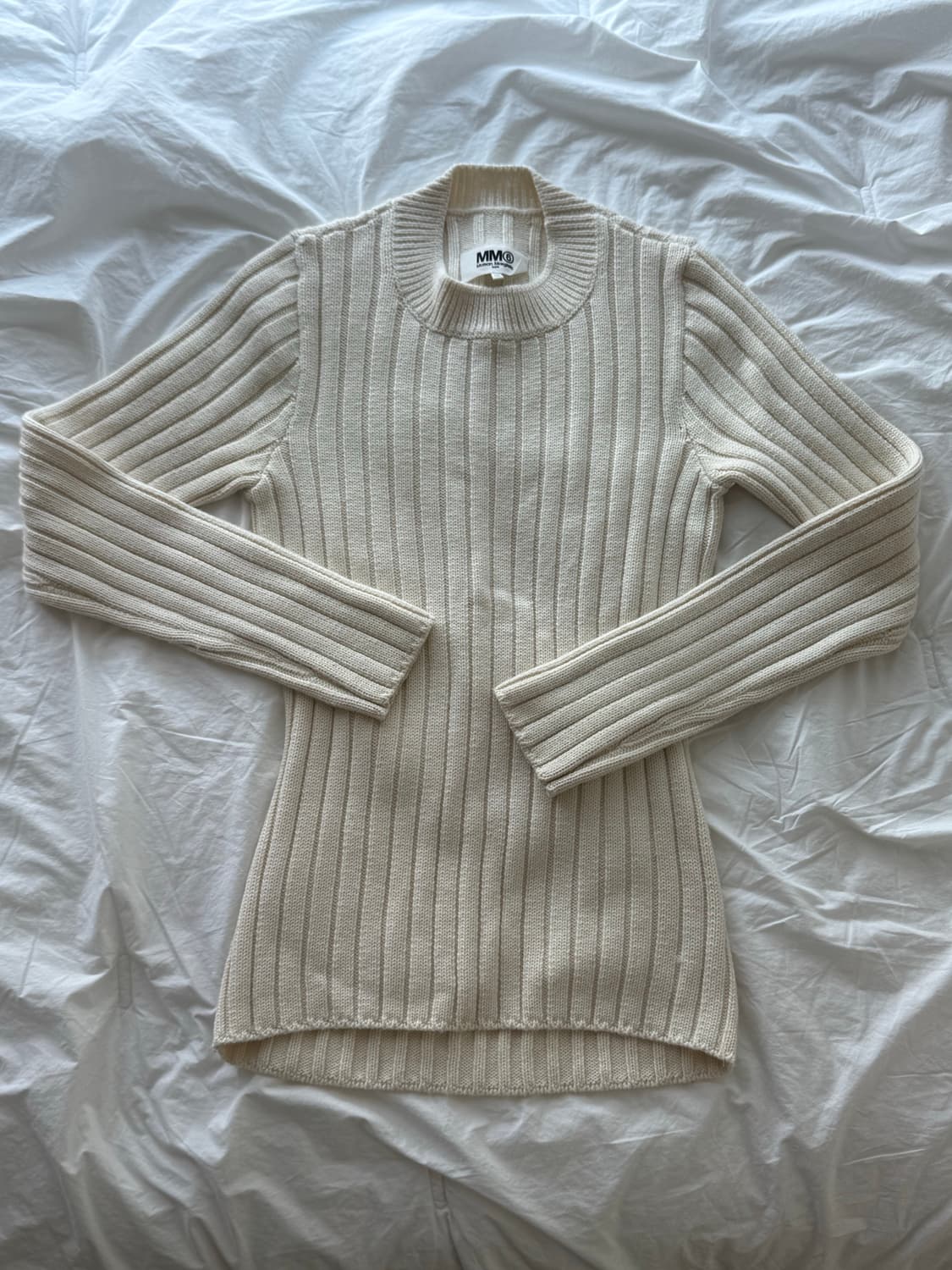 MM6 메종 마르지엘라 니트 아이보리 상품이미지1