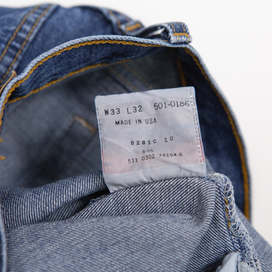 90s 리바이스 501 스트레이트 핏 데님 팬츠 33 상품이미지9