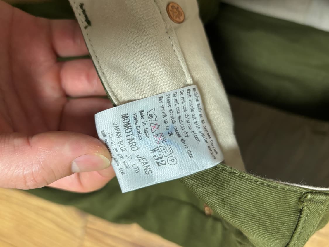 모모타로진스 코튼팬츠32 상품이미지6