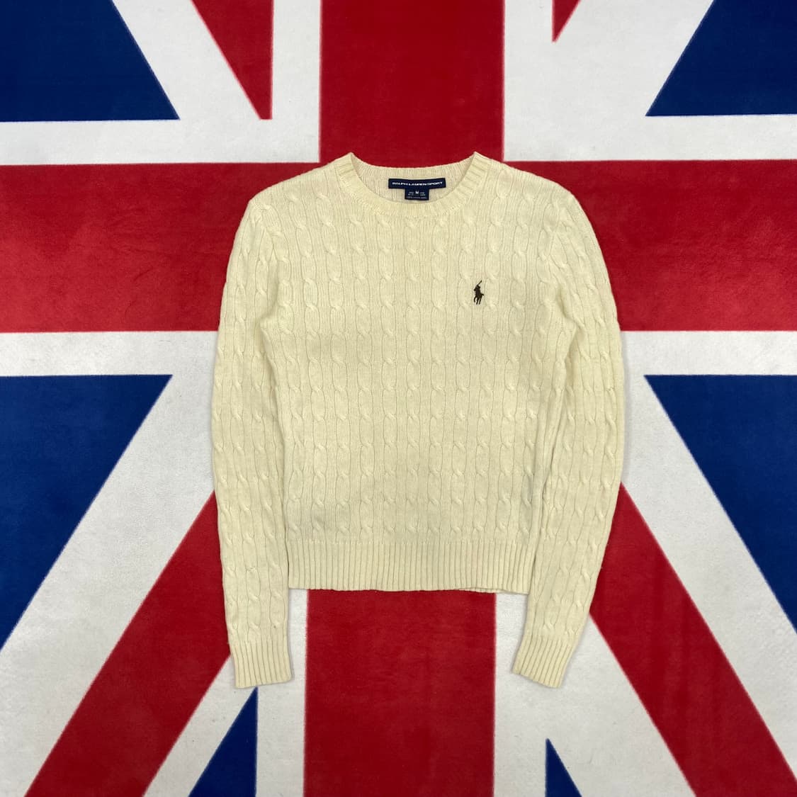 폴로 딱붙핏 니트 여성M  상품이미지1