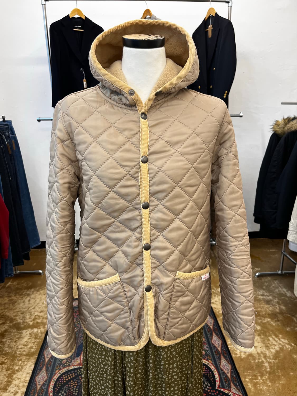 The Smock Shop 퀼팅 후디 자켓 상품이미지2