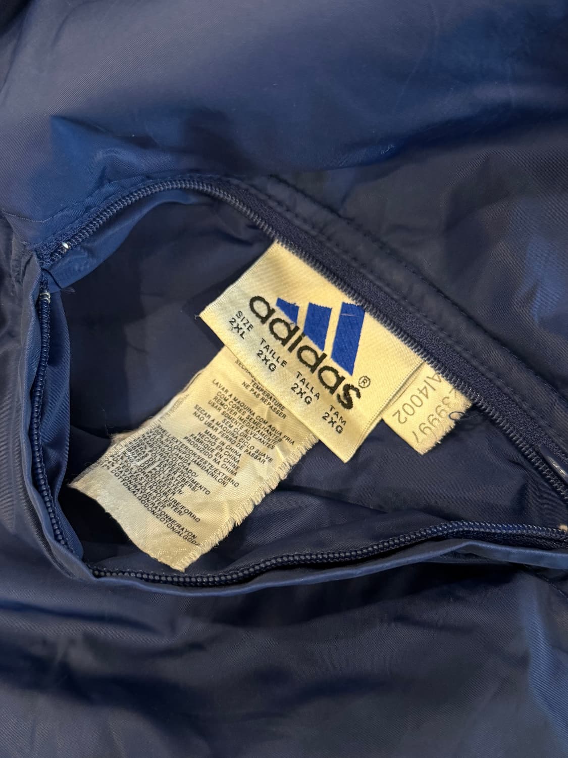 90s Adidas 아디다스 리버서블 스펠아웃 집업 자켓 상품이미지10