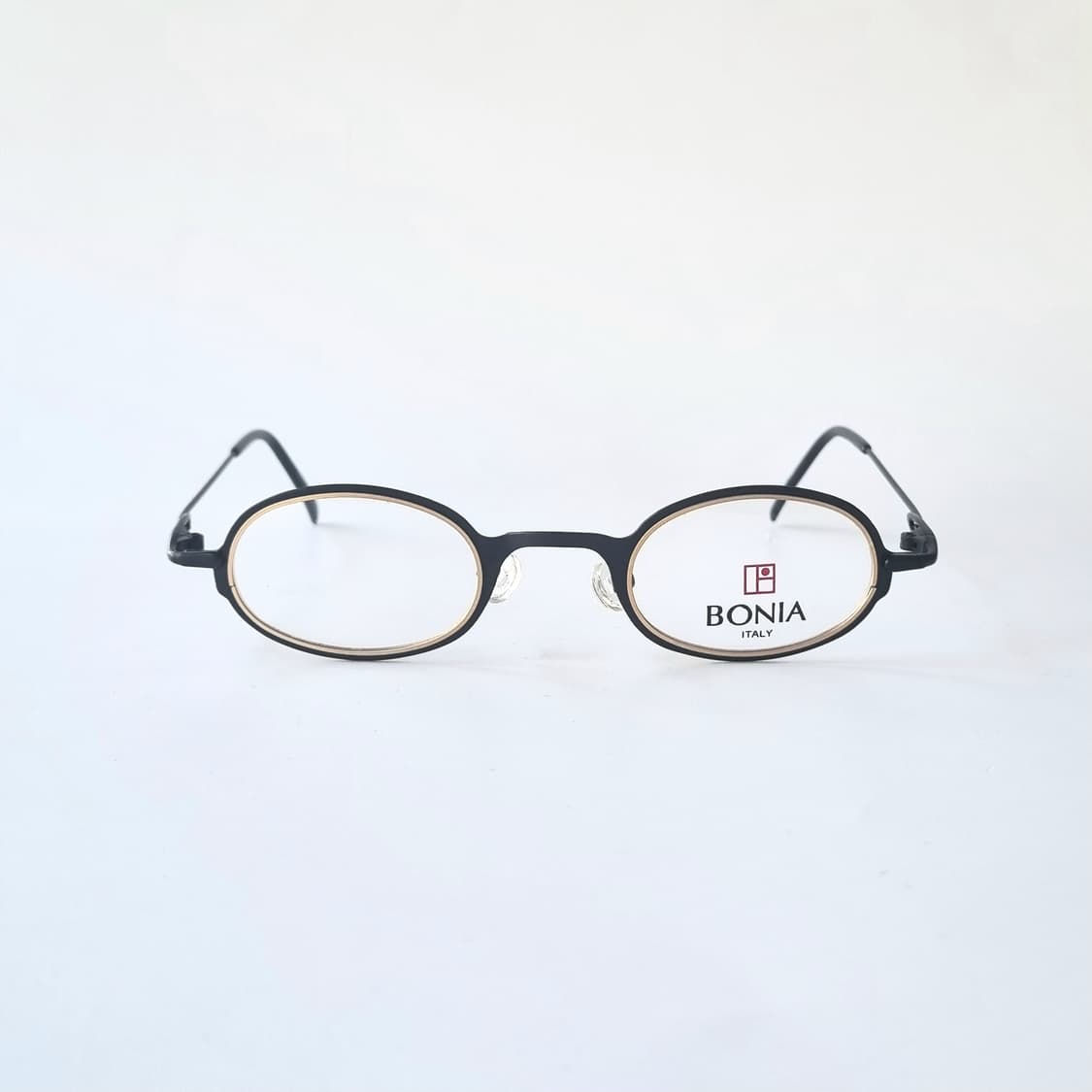 데드스탁 BONIA 빈티지 무드 미니멀 오벌 메탈 안경테 상품이미지2