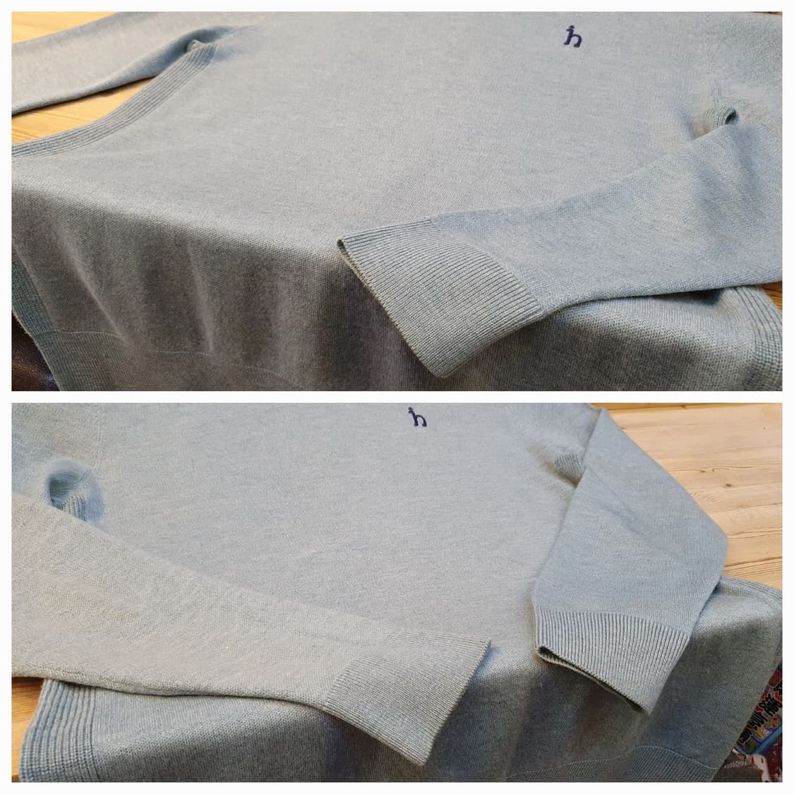 100.헤지스 카라 니트  상품이미지5