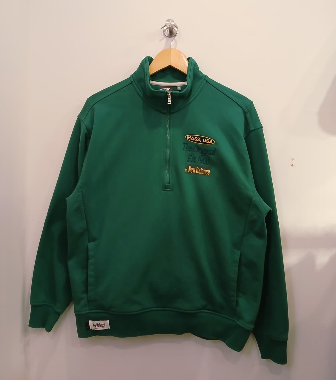 뉴발란스 하프집업 맨투맨 M 상품이미지1