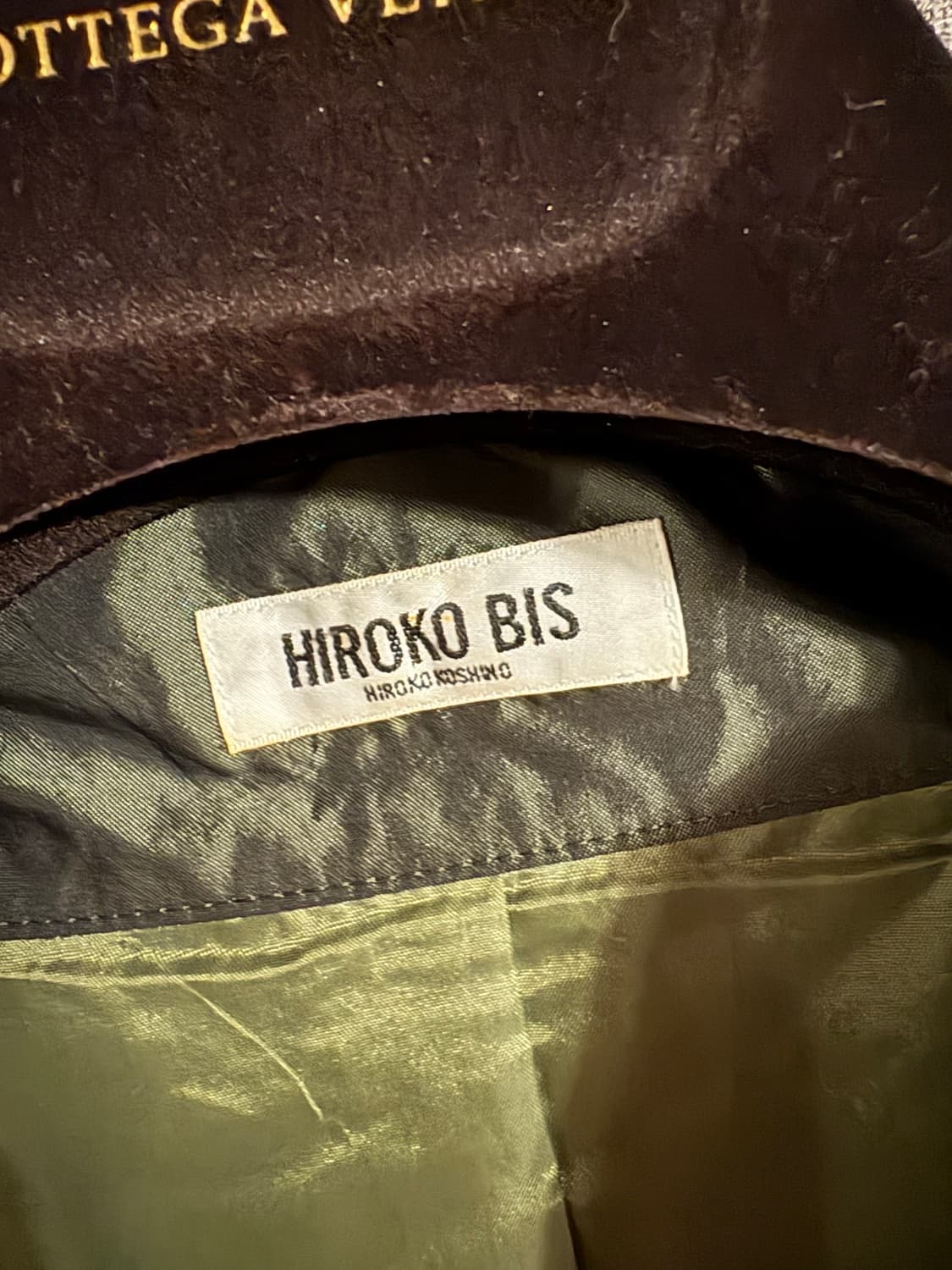 HIROKO BIS 올리브색 크롭 자켓 Japan 상품이미지2
