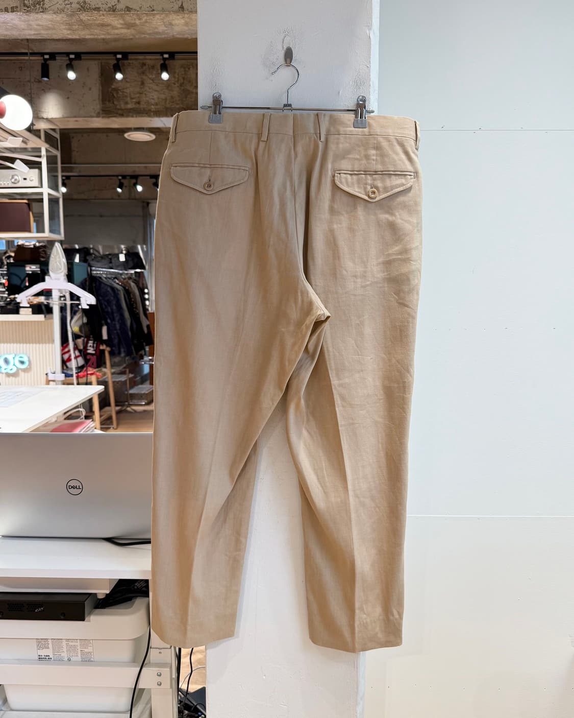 에르메스 베이지 린넨 슬랙스 팬츠  상품이미지5