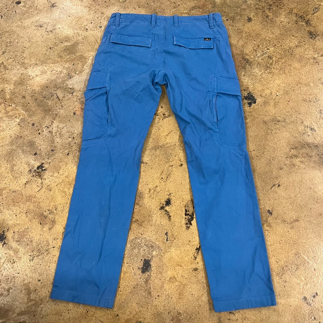 [정품/84] 스톤아일랜드 블루 카고 바지 b17 상품이미지3