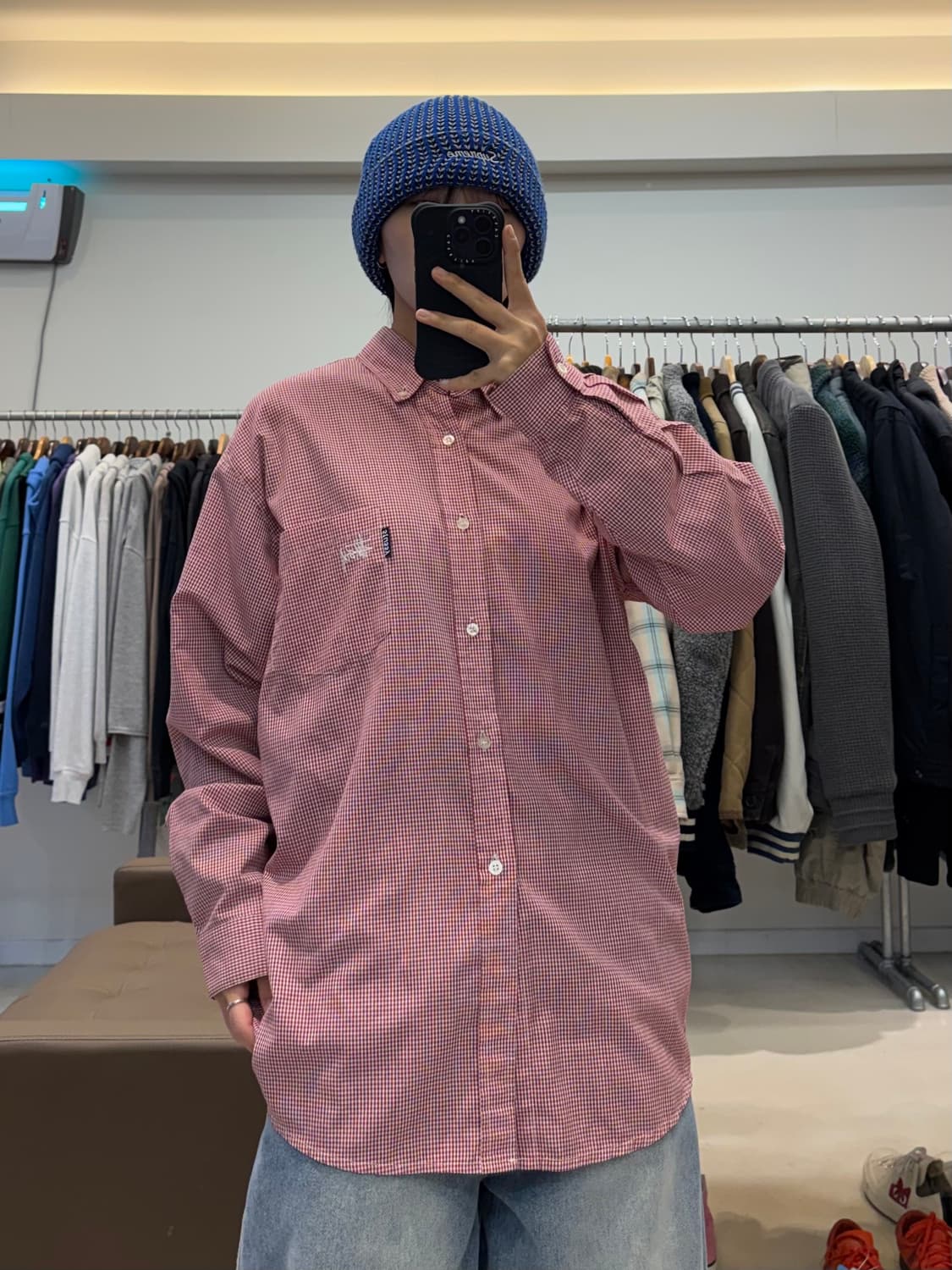 90’s 스투시 체크 셔츠 상품이미지7