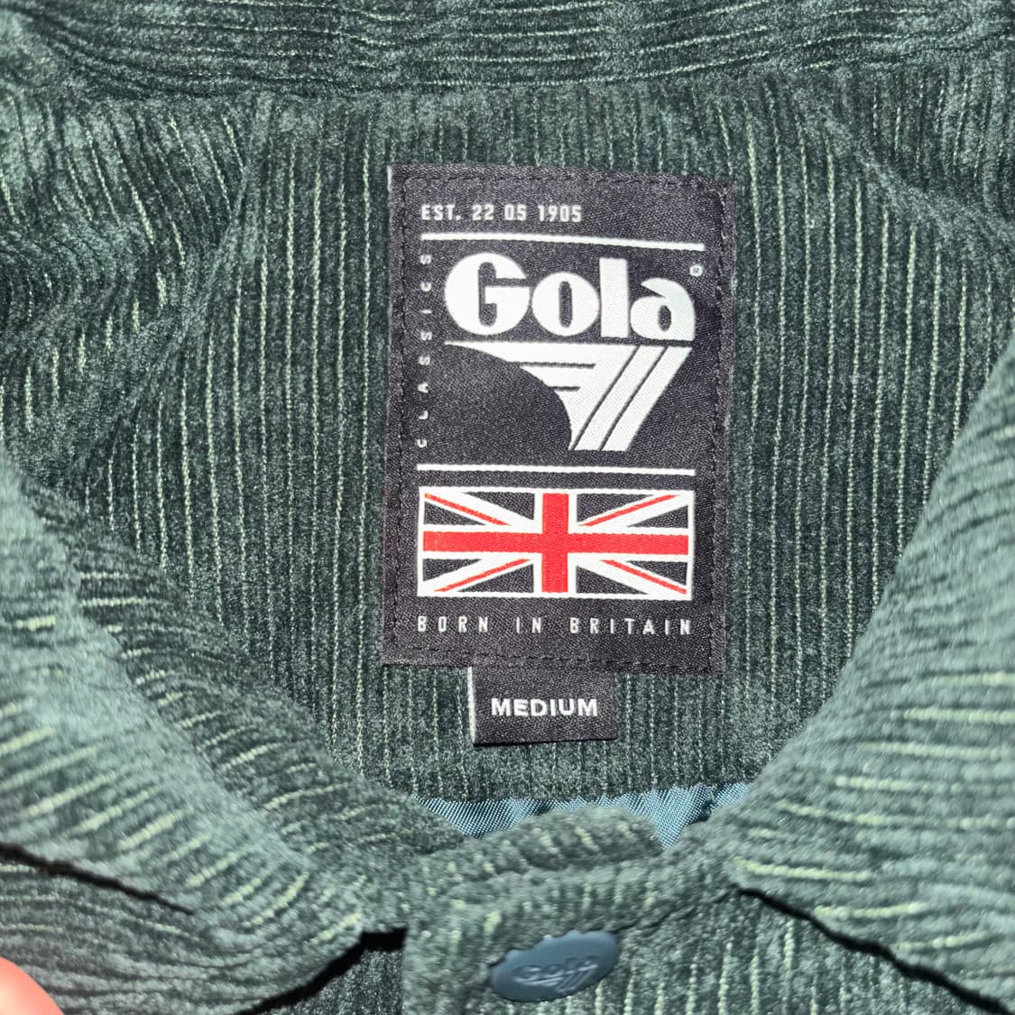 Gola 야구잠바 그린 상품이미지2