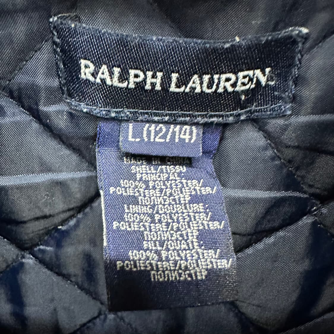 85 폴로 랄프로렌 여자 누빔 퀼팅 자켓 상품이미지4