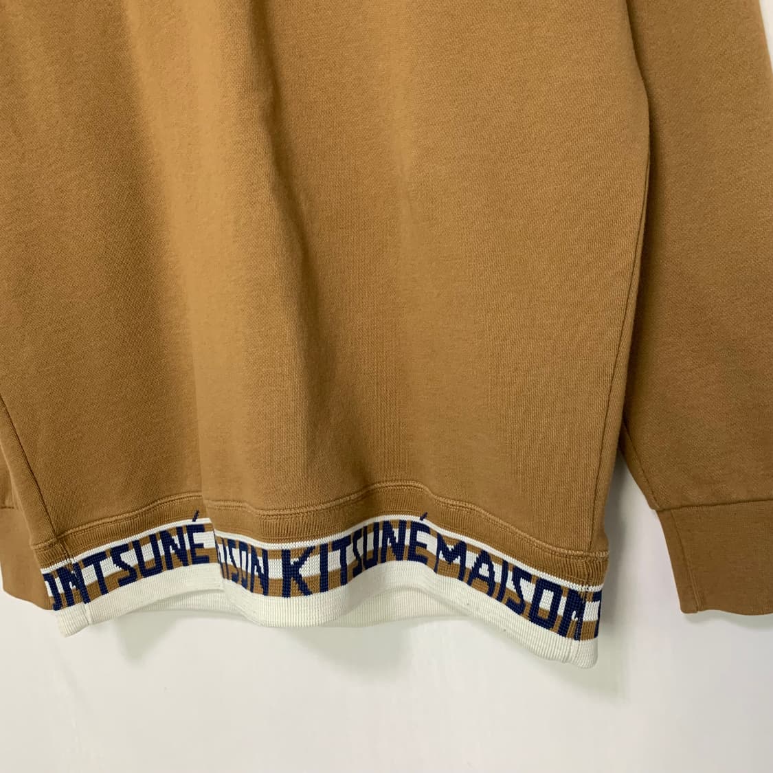 메종키츠네 브라운 폭스 패치 맨투맨 스웻셔츠 남녀공용 XL 상품이미지5