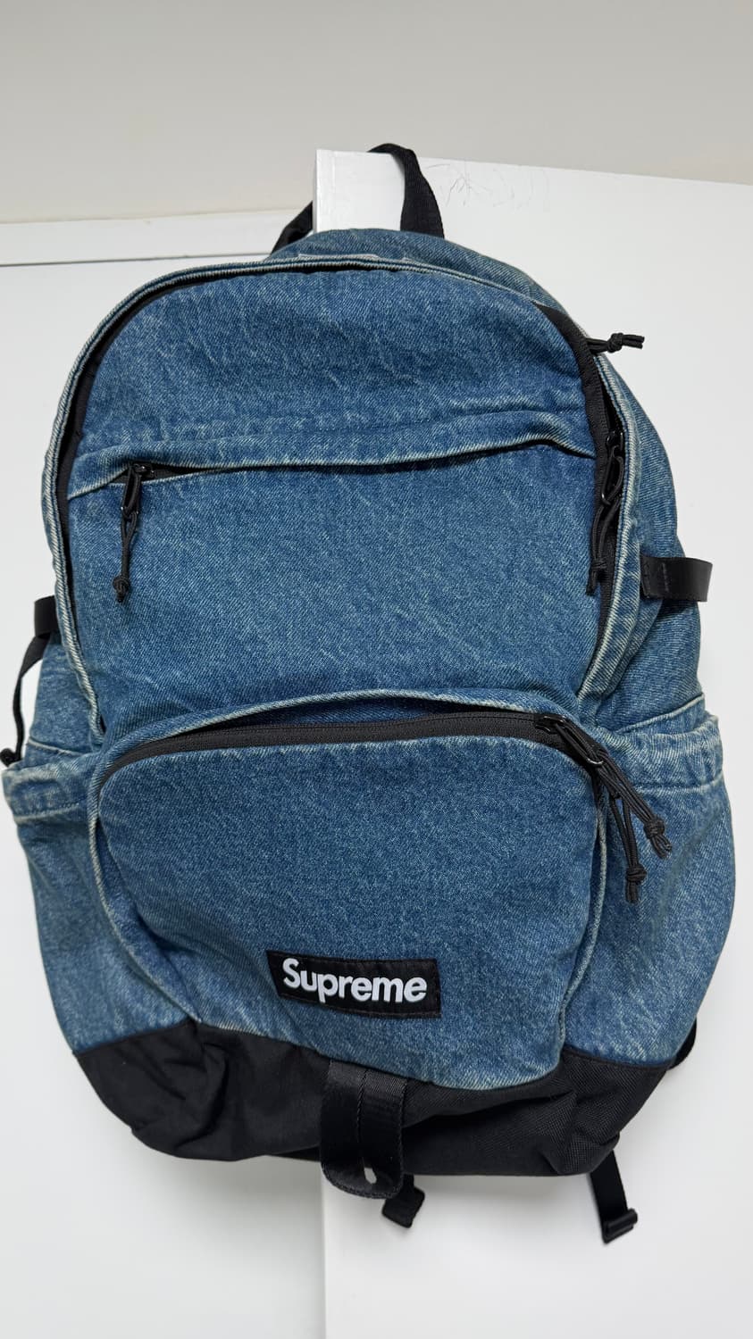 슈프림 데님 백팩 워시드 인디고 - 25FW 상품이미지2