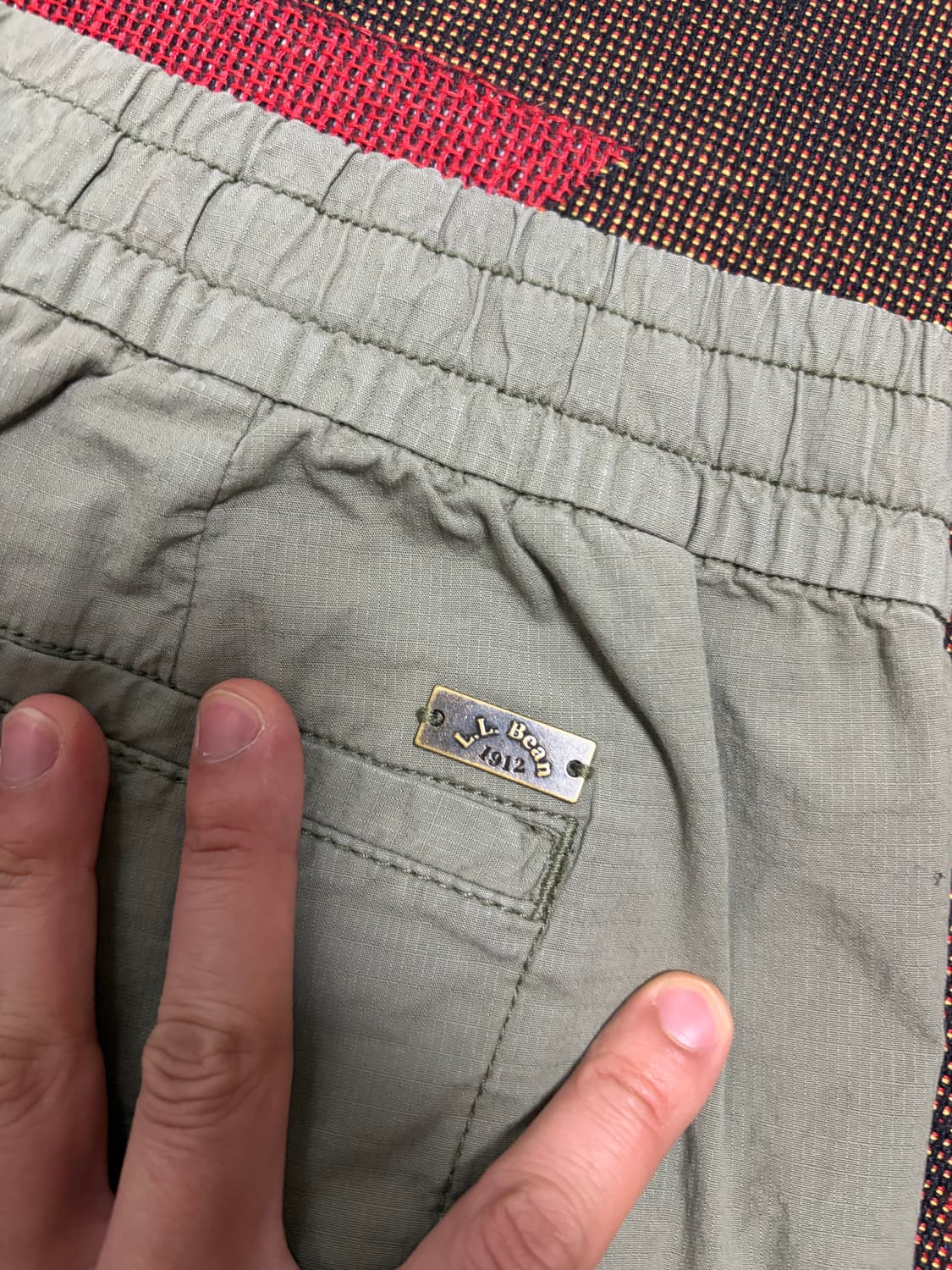 28-29) l.l.bean 엘엘빈 바스락 반바지 쇼츠 카키 상품이미지6