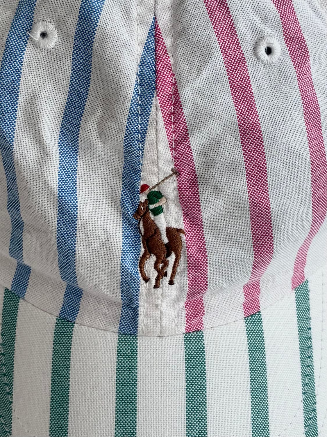 F) 신형 폴로 랄프로렌 옥스포드 스트라이프 볼캡 상품이미지4