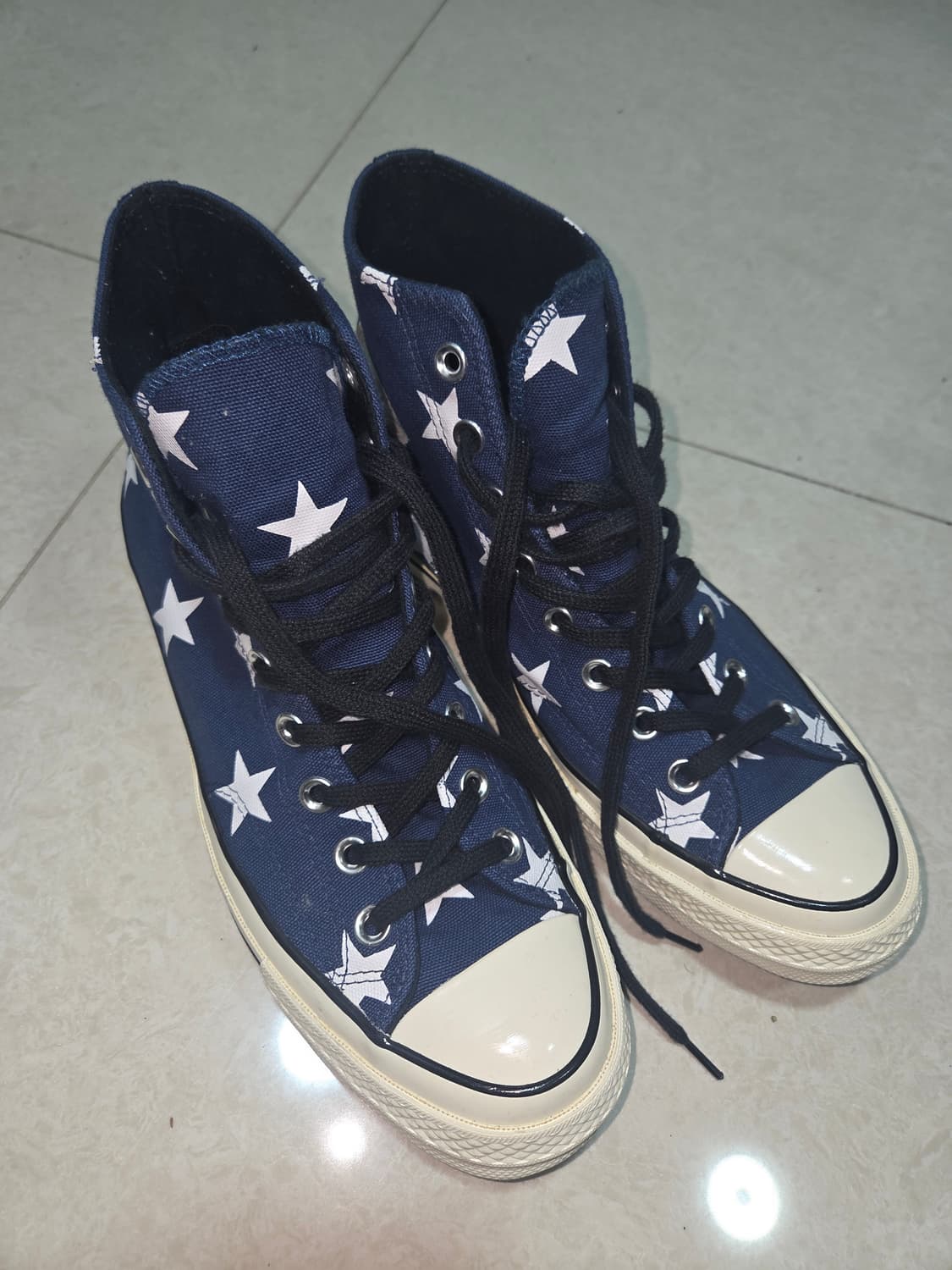 컨버스 70s 아카이브 프린트 별 하이 270mm 상품이미지1