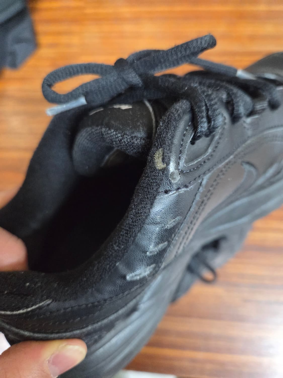 나이키 에어 모나코 가죽 블랙 250 상품이미지9