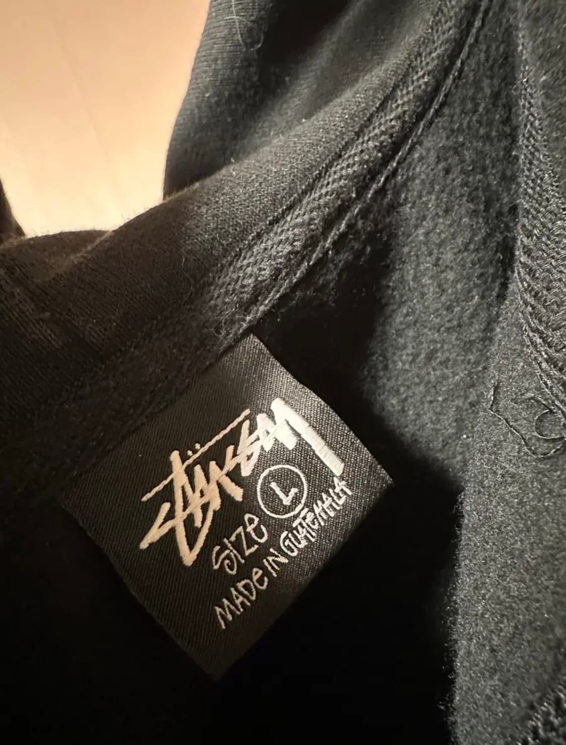 L) 2023 스투시 월드투어 후드집업 블랙  상품이미지7