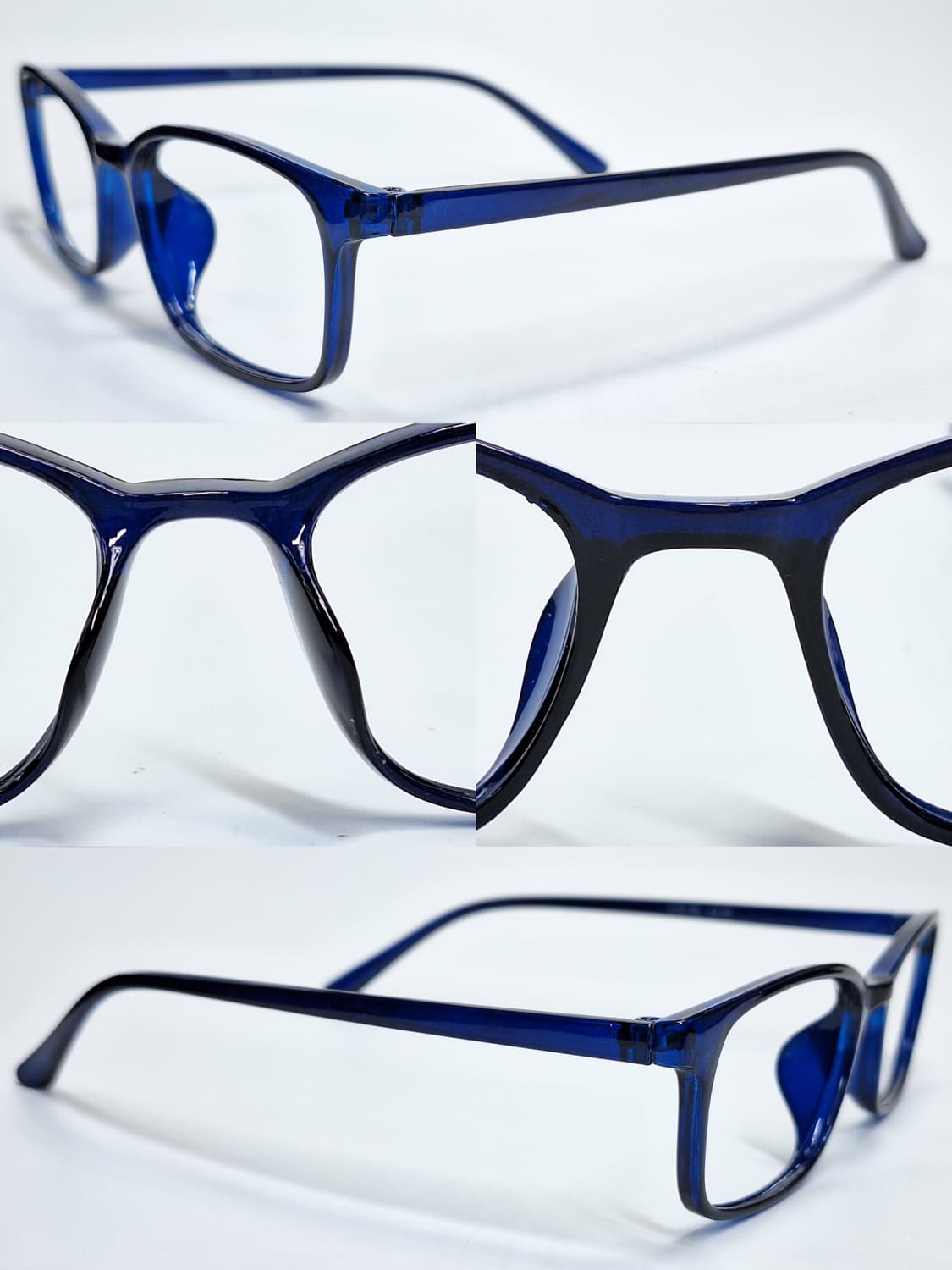 블루 스퀘어 안경테 SQ2-BL 일본 수입 y2k 빈티지 레트로 클래식  상품이미지7
