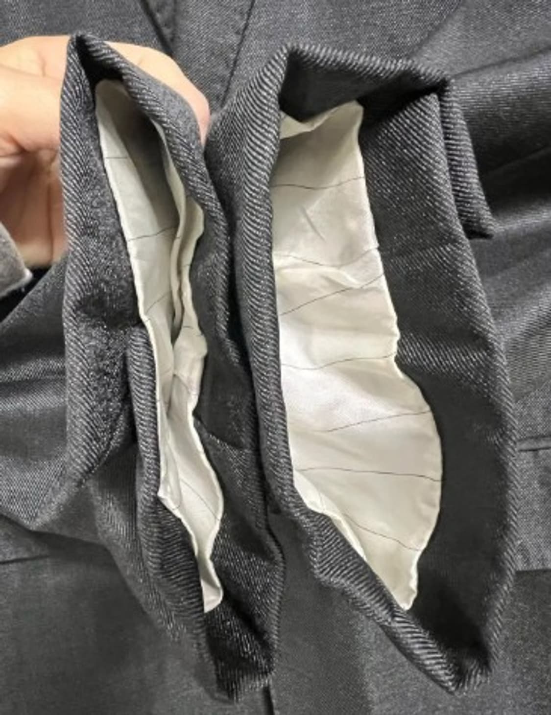 타임 남성 차콜그레이울실크자켓 46 상품이미지4