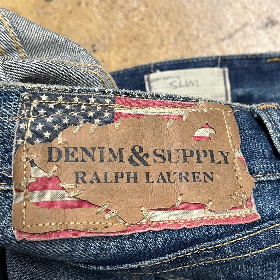 [정품/32] 데님 앤 서플라이 랄프로렌 청바지 블루 워싱진 b16 상품이미지4