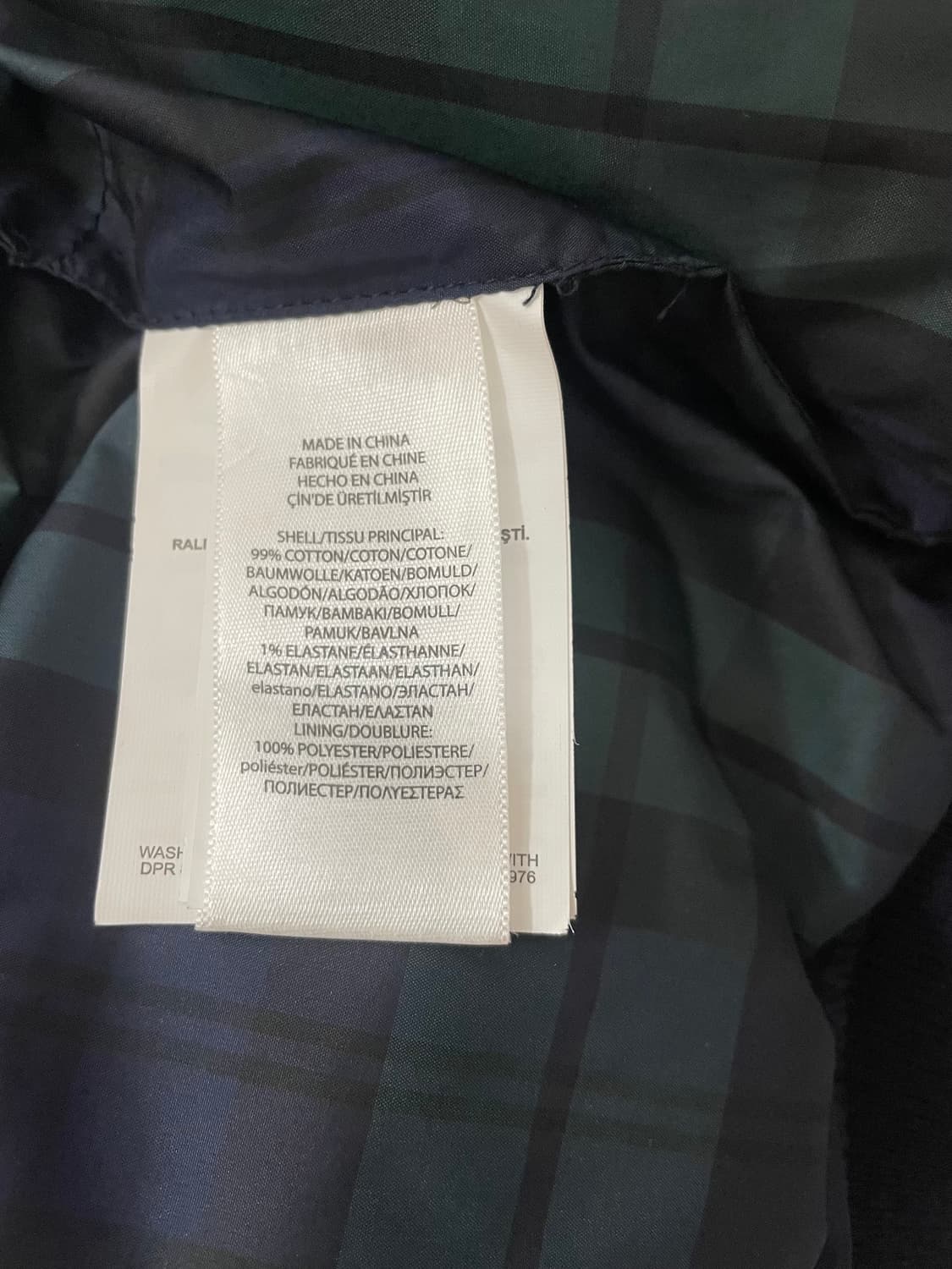 폴로 랄프로렌 x 팔라스 코듀로이 패딩 M 상품이미지3