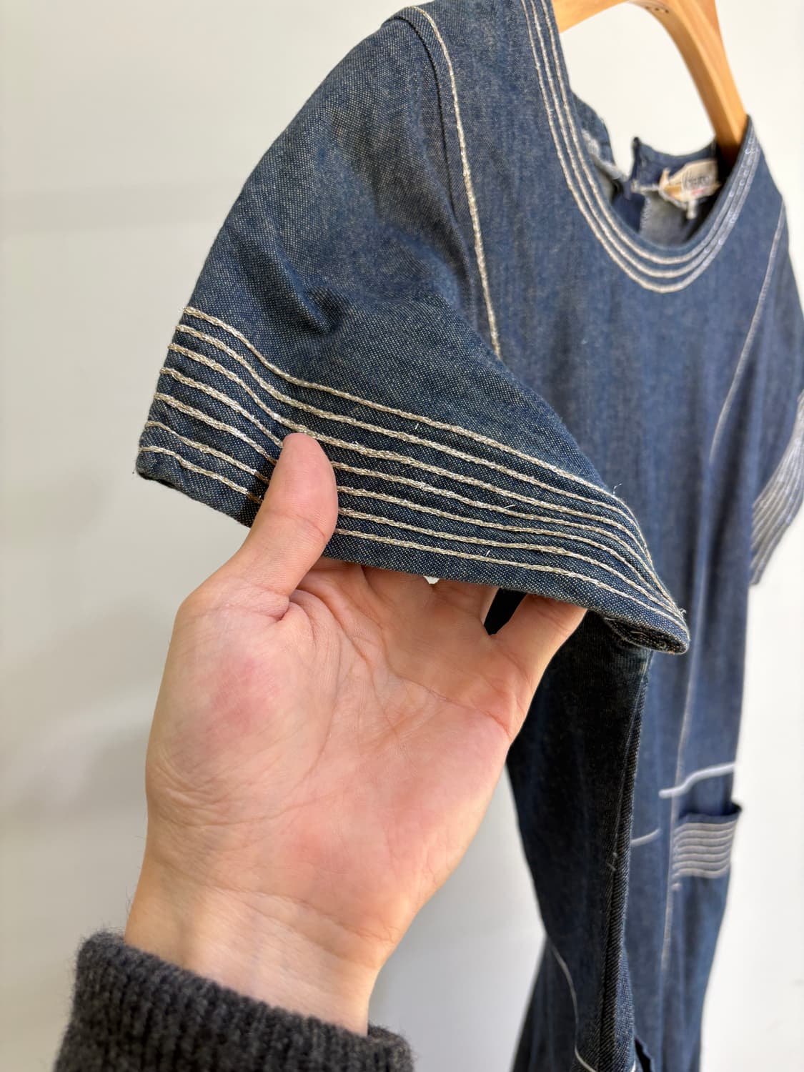 SAN VALENTINO (Made in Italy) 데님원피스 상품이미지4