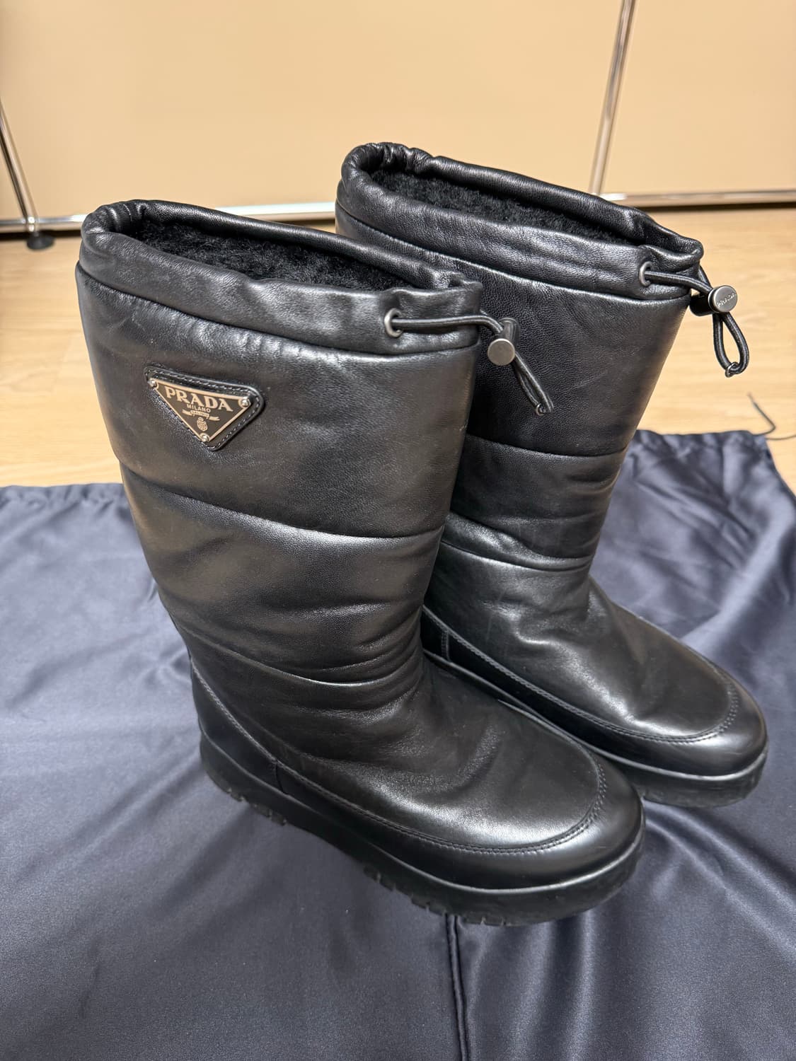 프라다 리얼레더 퍼 부츠, 프라다부츠 (37) 상품이미지2