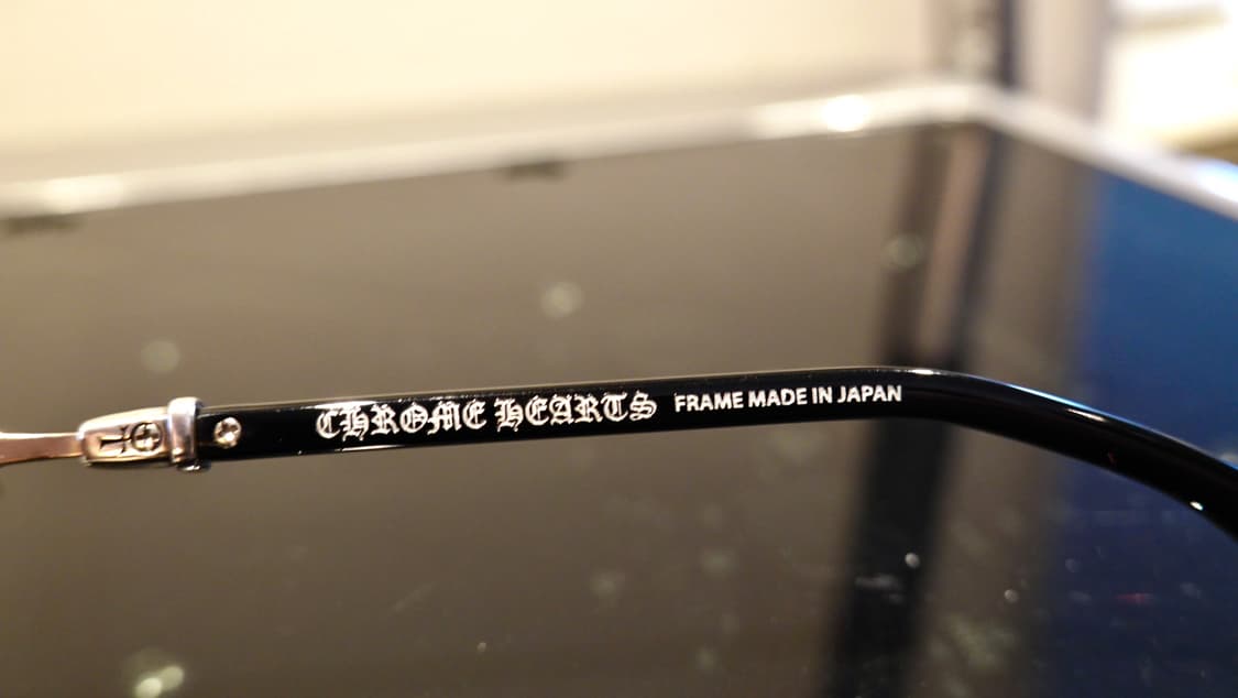 크롬하츠 버티컬스마일2 블랙실버/골드 콤비 안경 상품이미지8