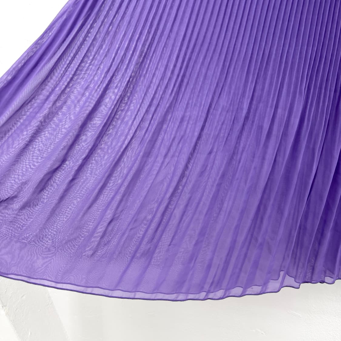 purple chiffon pleated skirt 상품이미지3