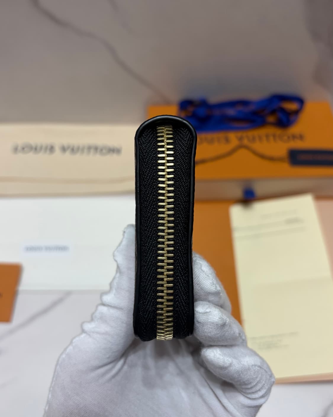 [정품] S급 루이비통 앙프렝뜨 장지갑 백화점 풀구성 상품이미지5