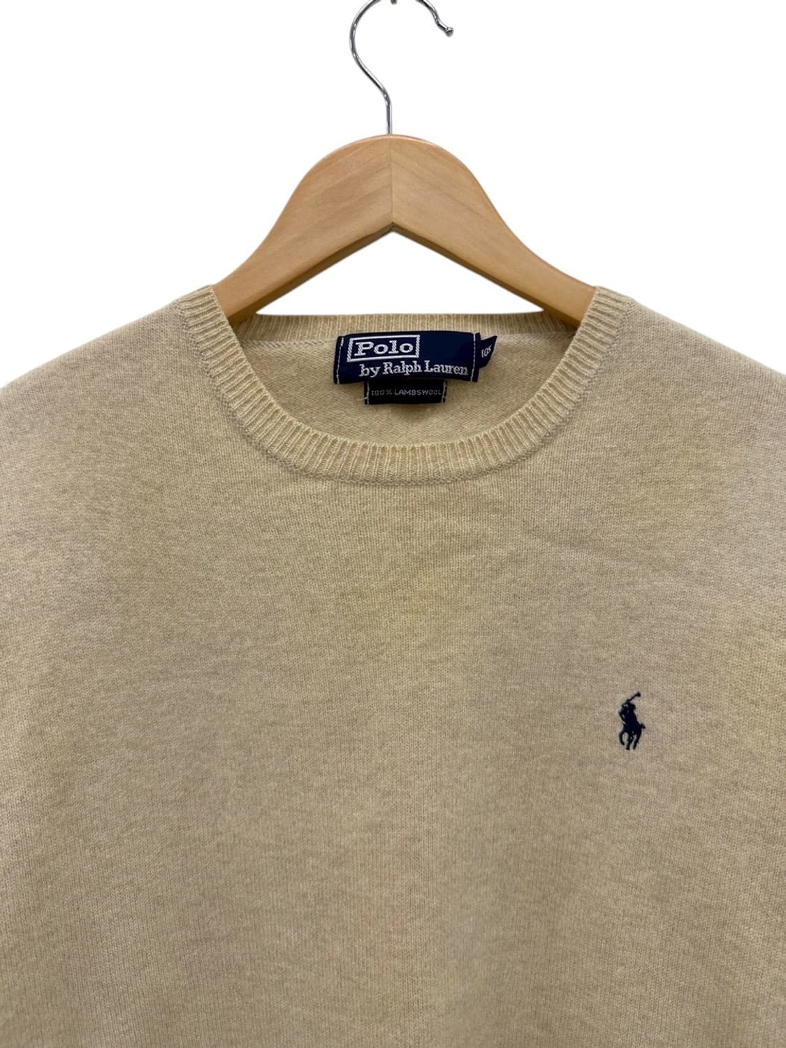 00s 폴로 울 니트 아이보리 (XL)  상품이미지2