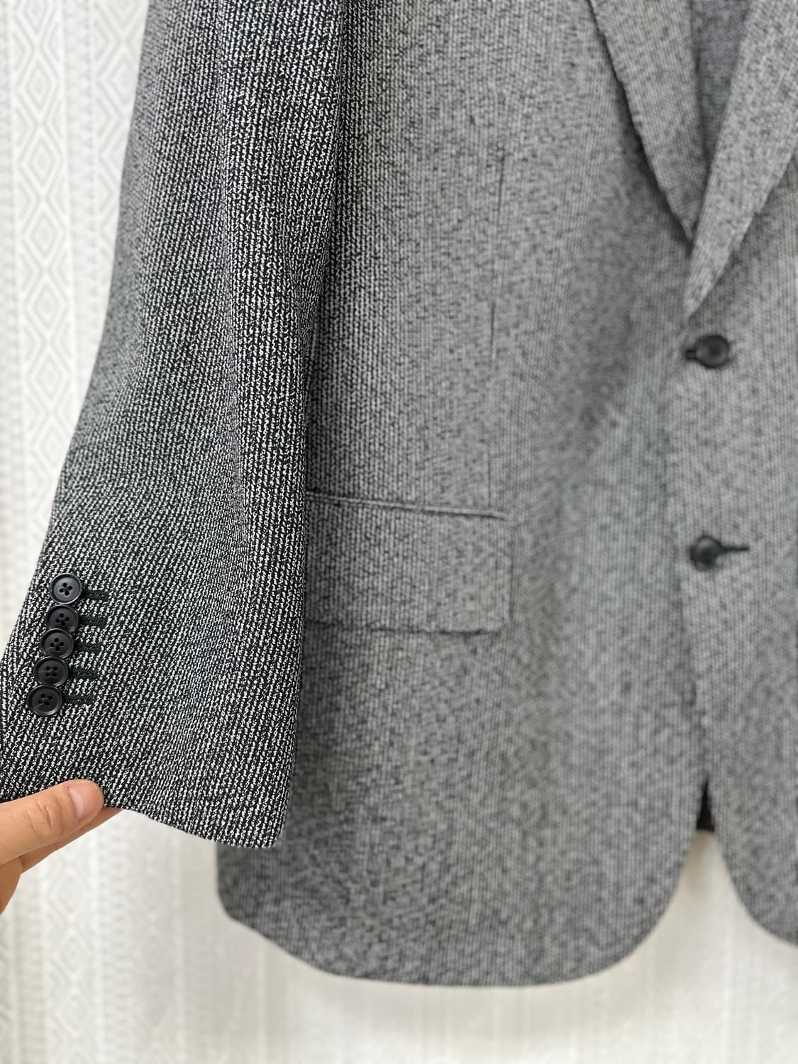 (46R)수프서플라이 25FW 밀라노 울 블레이저 상품이미지4