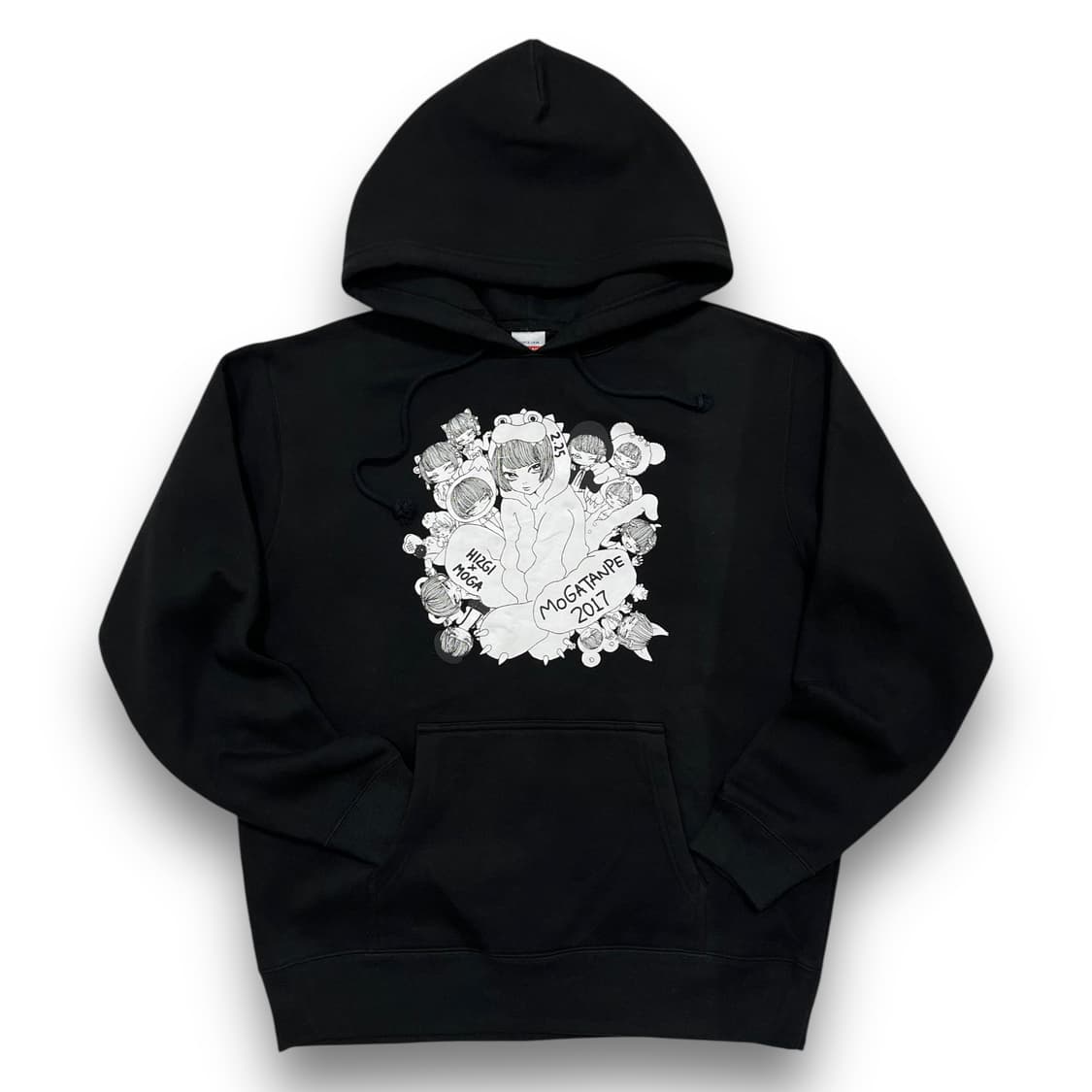 히즈기 x 모가미 모가 2017s 콜라보레이션 다크 후디 상품이미지1