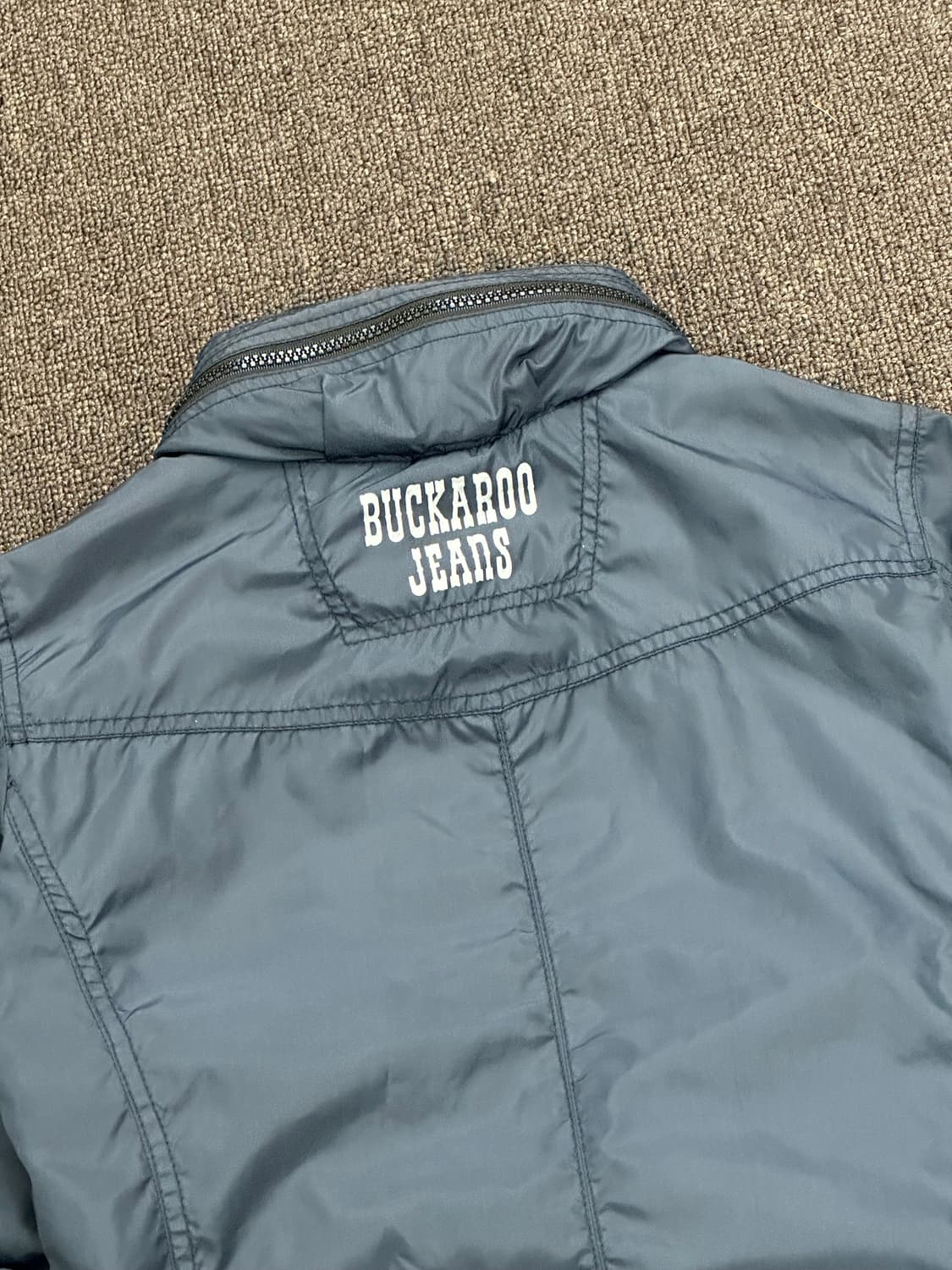 S)버커루 빈티지 여성 네이비 윈드브레이커 필드자켓 상품이미지8