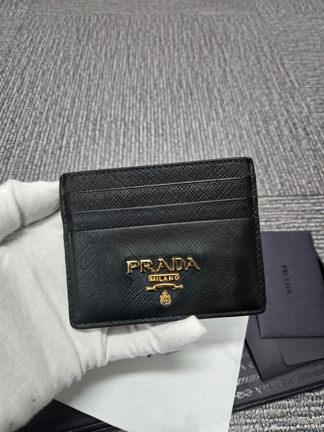 [특가][정품]프라다 사피아노 카드지갑 상품이미지1