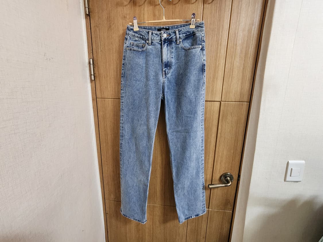 (26)무신사 레귤러 핏 데님 팬츠 라이트인디고 상품이미지2