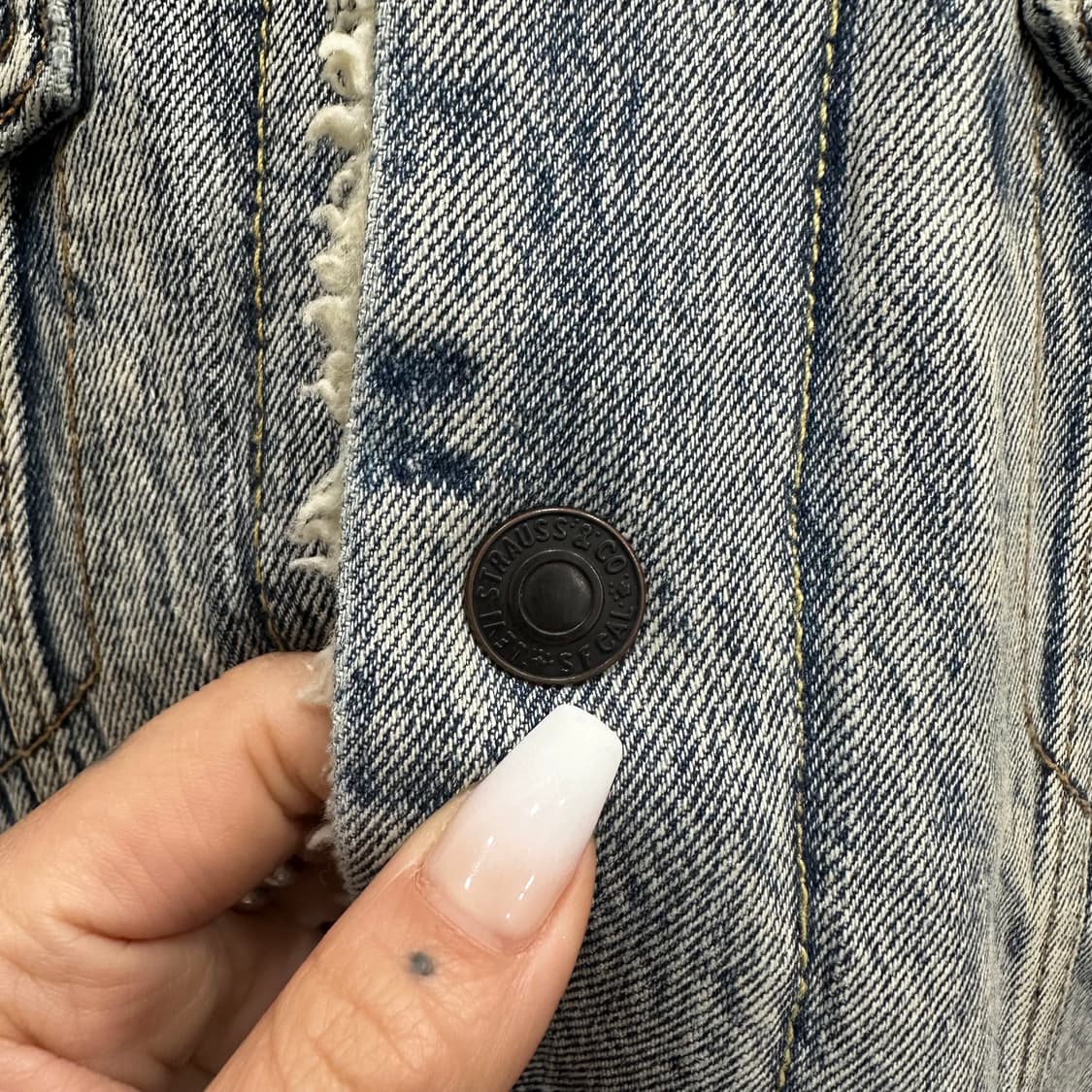 리바이스 중청 쉐르파 트러커 자켓S 상품이미지5