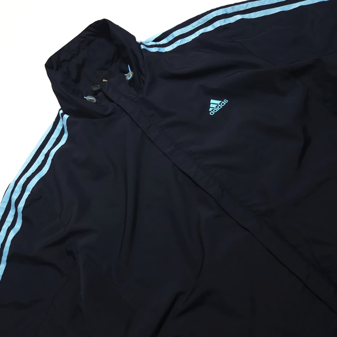 아디다스 올드스쿨 3S 트랙탑 바람막이 자켓 네이비 상품이미지4